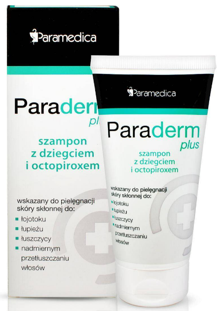 paraderm plus szampon przeciwłupieżowy