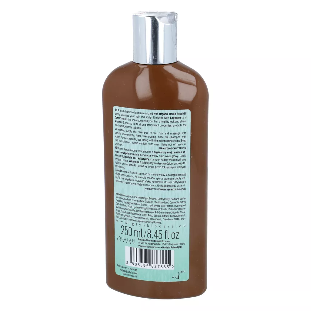 glyskincare szampon z olejem konopnym