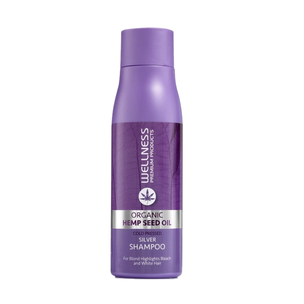 fioletowy szampon do włosów suchych