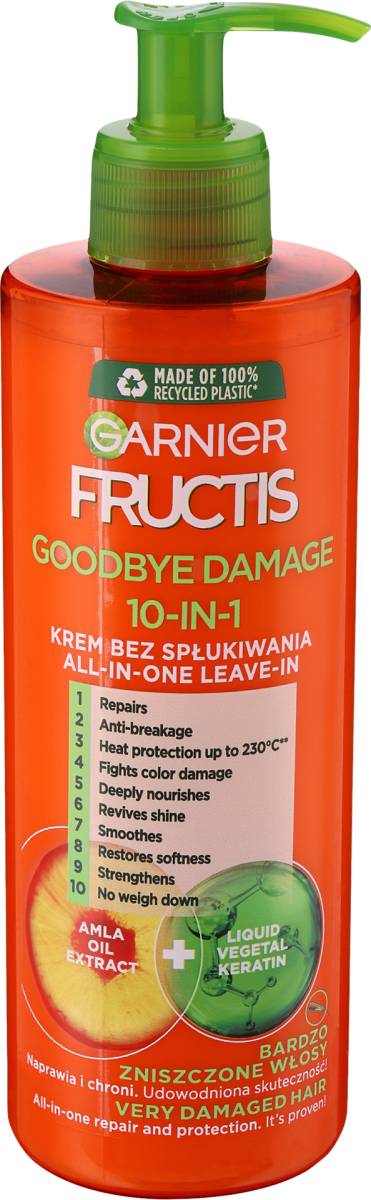 garnier fructis odżywka do włosów goodbye damage 10w1