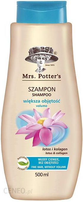 mrs potters szampon do włosów lotos i kolagen 500ml